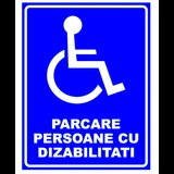 Semn de parcare persoane cu dizabilitati